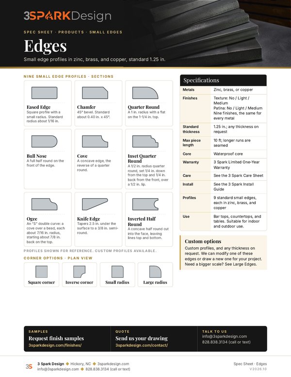 Cover of the 3 Spark Design Edges PDF