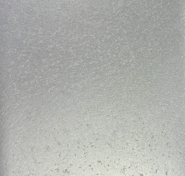 Zinc finish sample, light texture, no patina